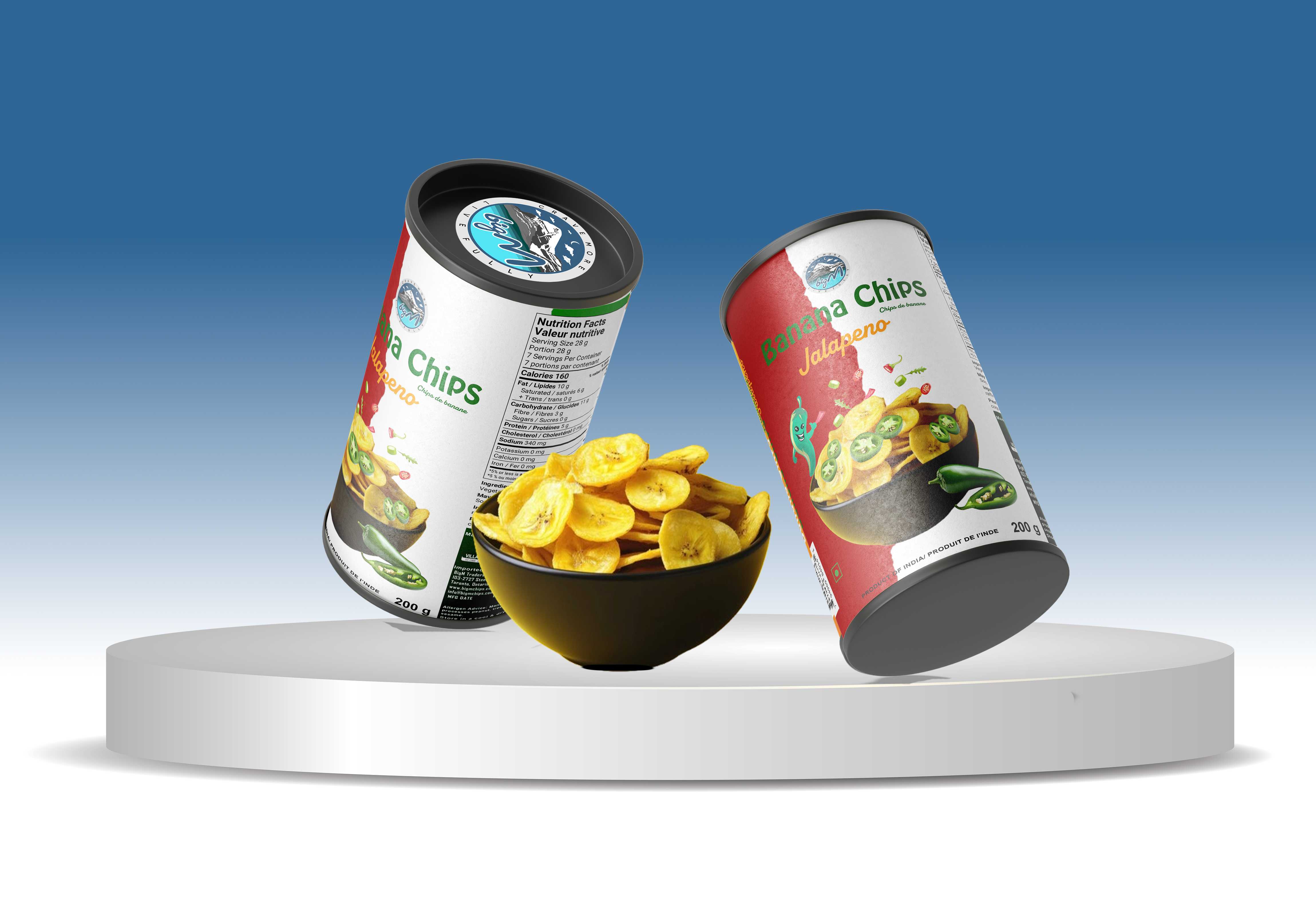 Banana Chips - Jalapeño